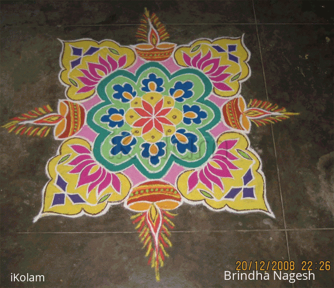 Rangoli: Margazhi Kolam