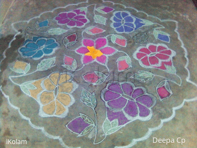 Rangoli: Poo Kolam