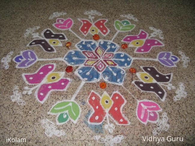 Rangoli: Daffodil