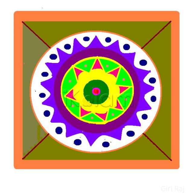 Rangoli: kolam design