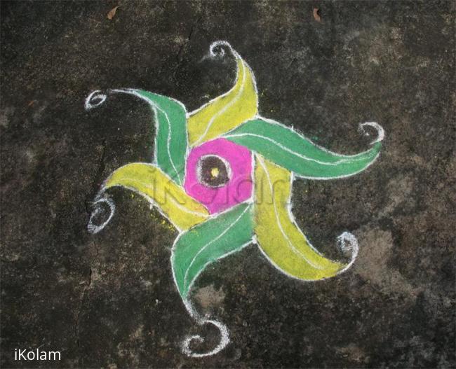 Rangoli: Dotted kolam