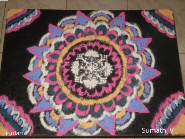 Rangoli: Board Kolam