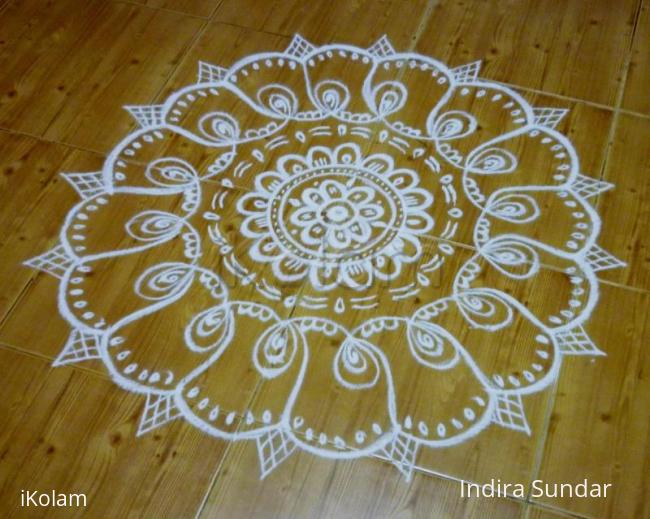 Rangoli: Freehand KOLAM