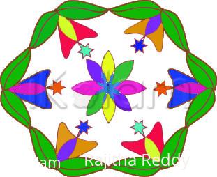 Rangoli: dotted rangoli