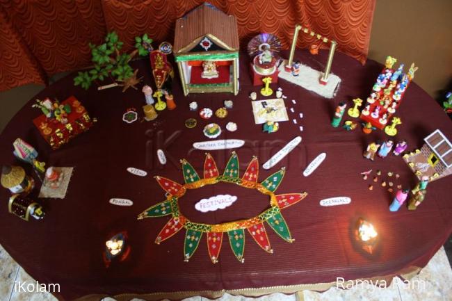 Rangoli: Navarathri Kolu contest 2010 second snap