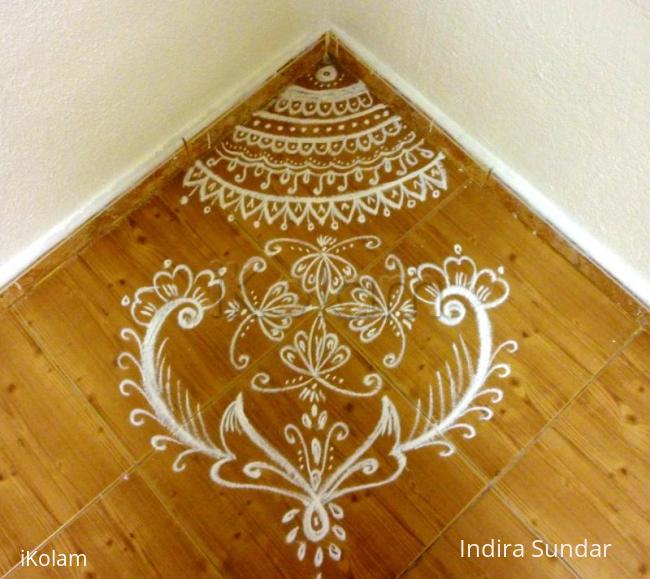 Rangoli: Corner Kolam