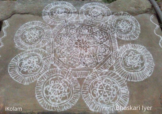 Rangoli: lines and circles