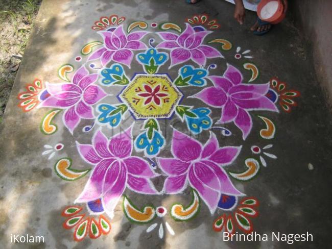 Rangoli: Lotus