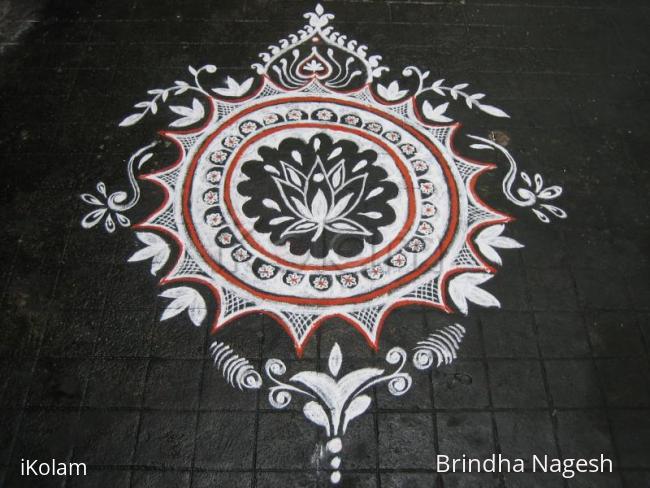 Rangoli: Mahalaya Freehand Alpana 