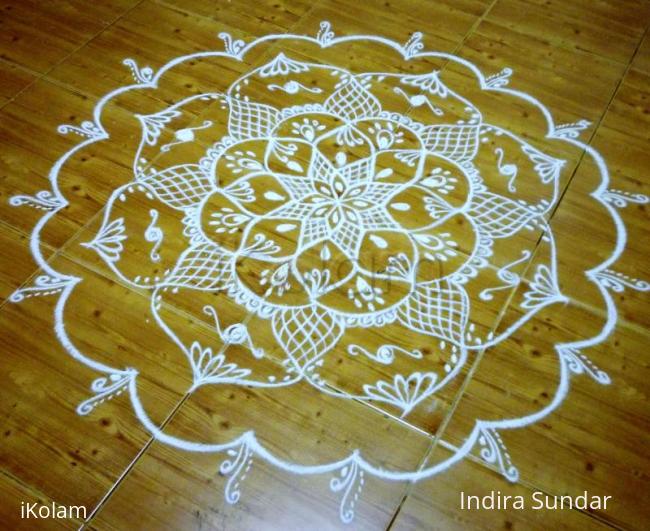 Rangoli: Freehand KOLAM