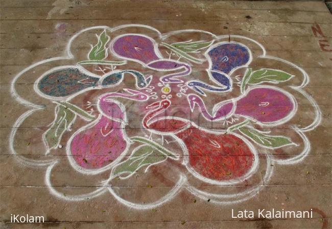 Rangoli: Pride of Peacocks Rangoli