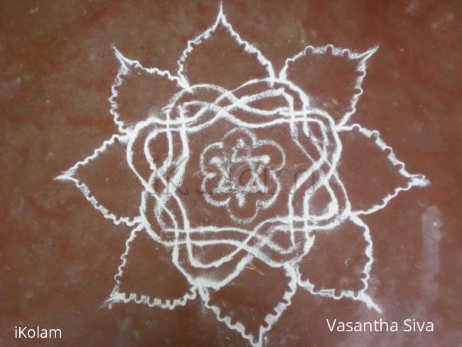 Rangoli: free hand kolam