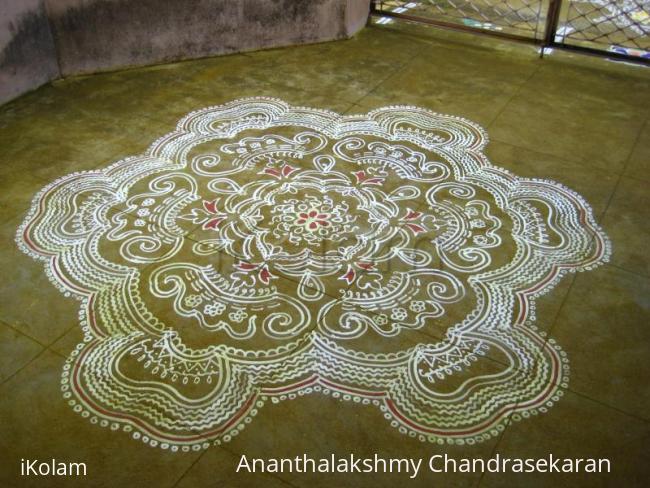 Rangoli: Makolam made for pongal