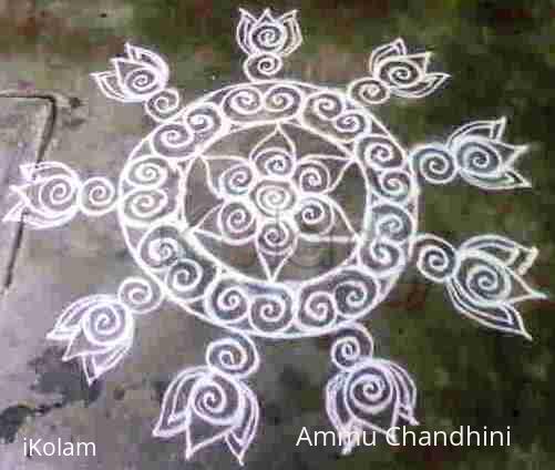 Rangoli: QUILLING DESIGN KOLAM