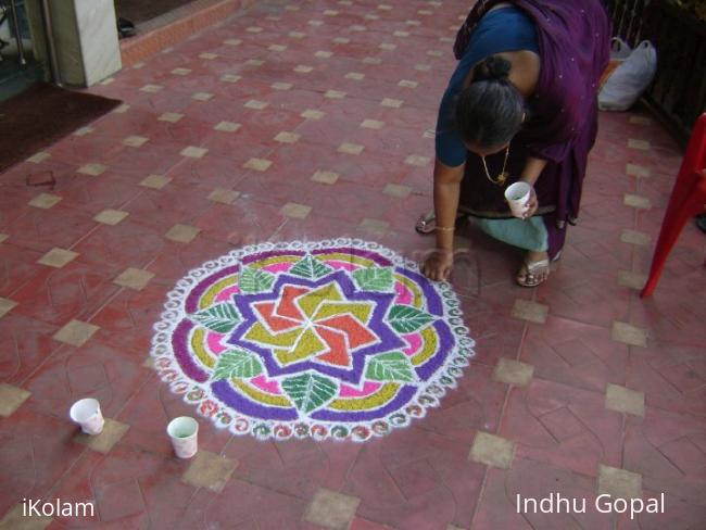 Rangoli: marriage rangoli