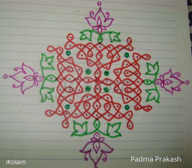 Rangoli: sikku kolam - sk3