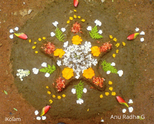 Rangoli: Onam rangoli