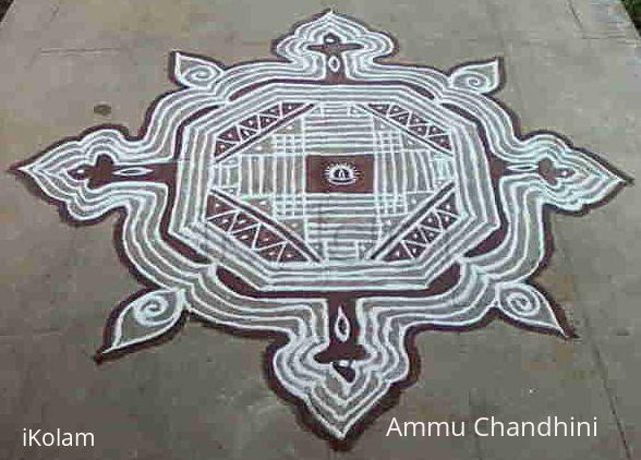 Rangoli: AADI 2ND VELLI 1ST KOLAM