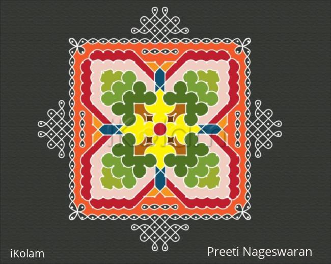 Rangoli: Tree kolam