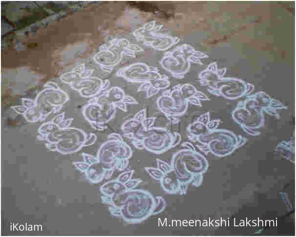 Rangoli: Rabbit kolam