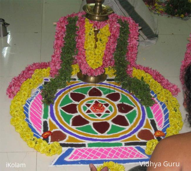 Rangoli: Bhagvati Sevai