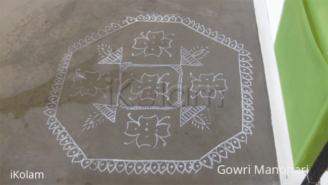 Rangoli: Chalk Kolam in Singapore!