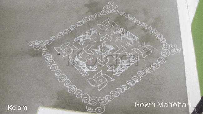 Rangoli: Chalk Kolam in Singapore!