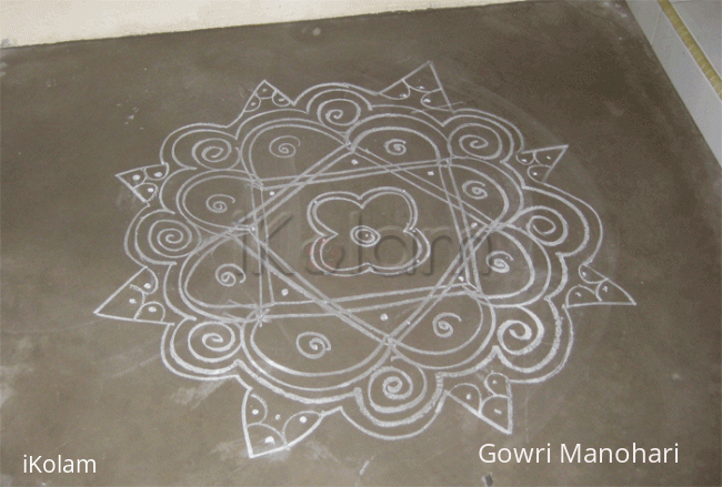 Rangoli: Chalk Kolam in Singapore!