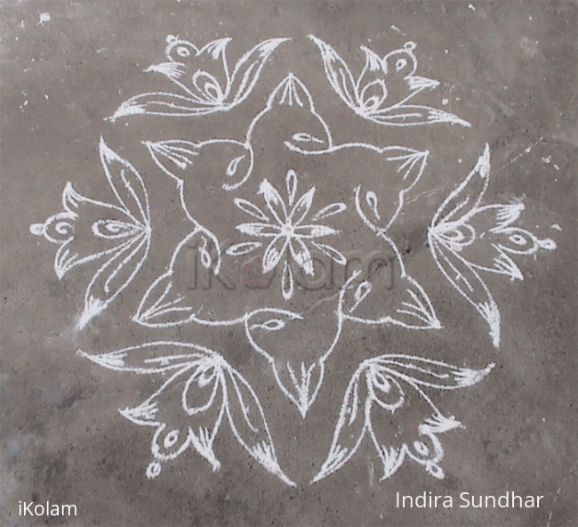 Rangoli: Dotted Kolam