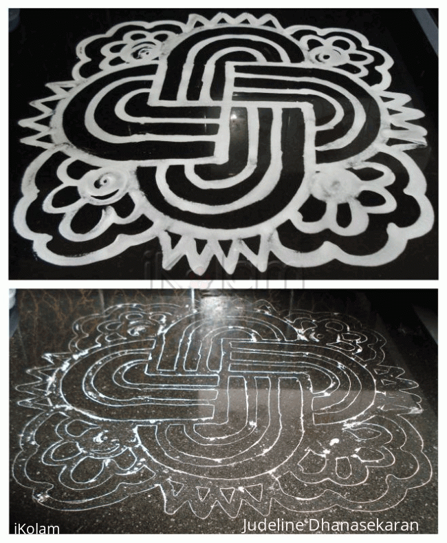 Rangoli: Arsimaavu Kolam