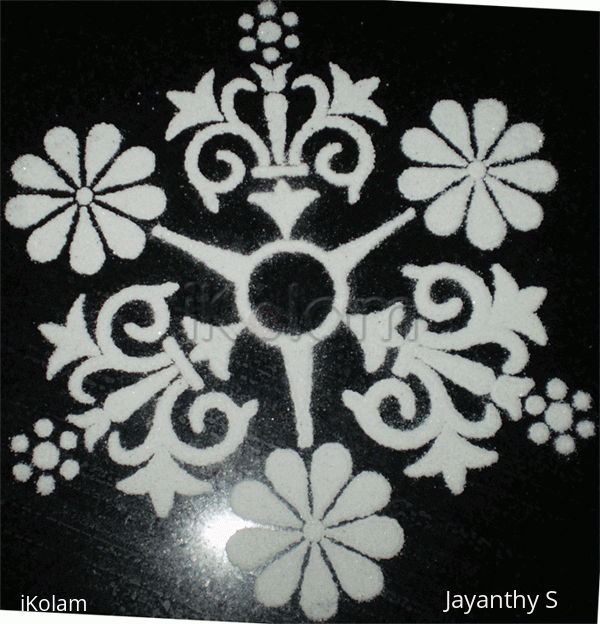 Rangoli: stencil Rangoli