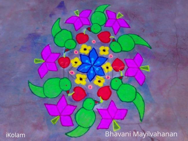 Rangoli: margazhi kolam