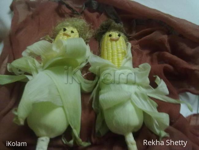 Rangoli: Corn Beauties(models)