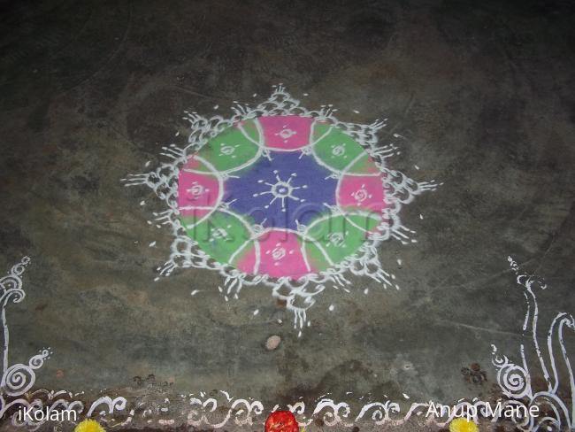 Rangoli: Varamahalakshmi Pooja