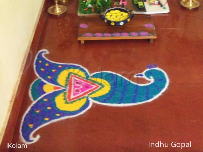 Rangoli: Navrathri rangoli4