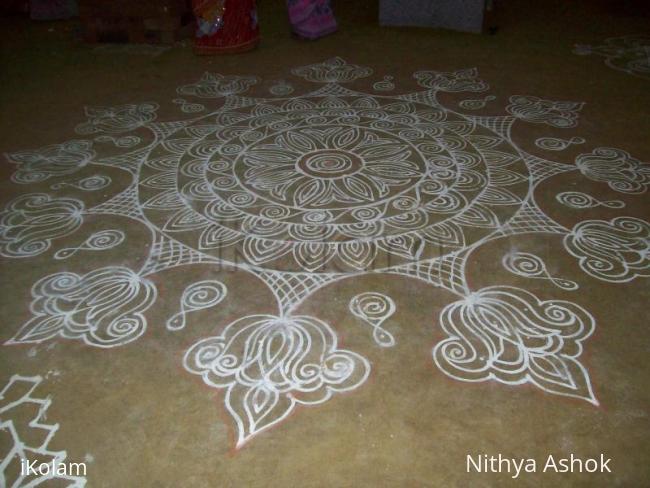 Rangoli: Temple Kolam