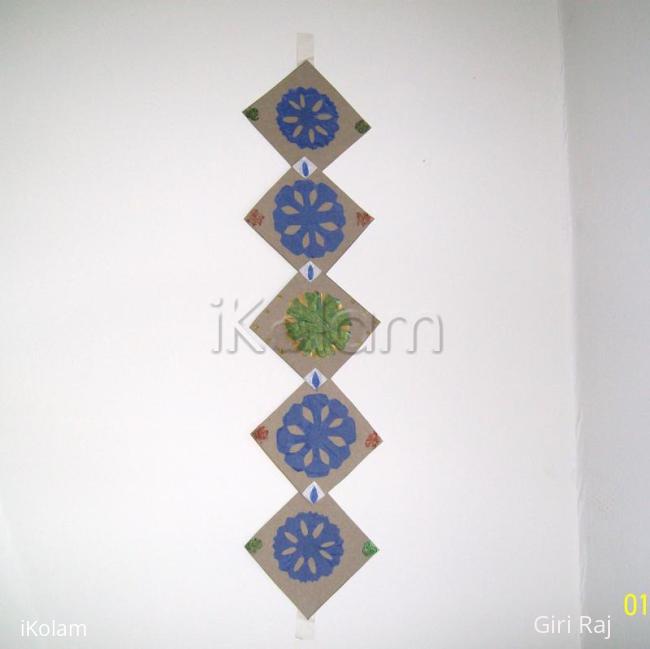 Rangoli: simple wallhanging