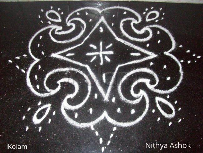 Rangoli: Kitchen Top Kolam