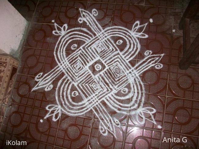 Rangoli: small design