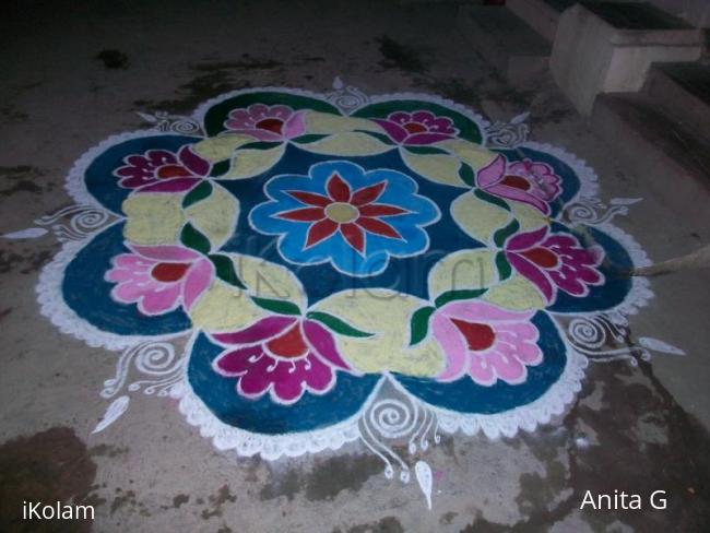 Rangoli: my christmas kolam