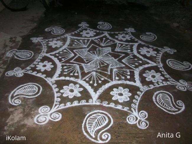 Rangoli: my new year kolam