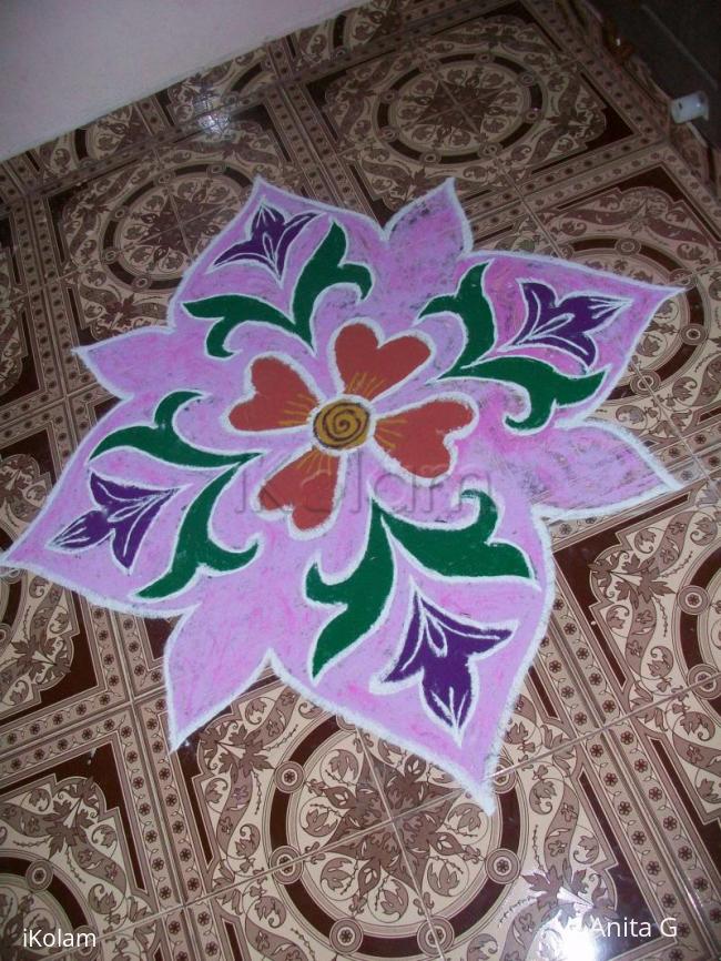 Rangoli: small kolam