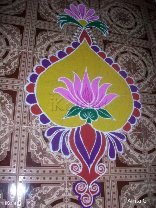 Rangoli: free hand design