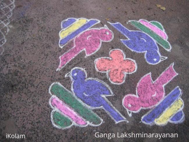 Rangoli: Dotted kolam