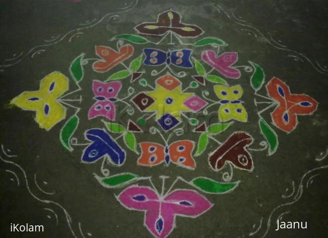 Rangoli: Dotted kolam