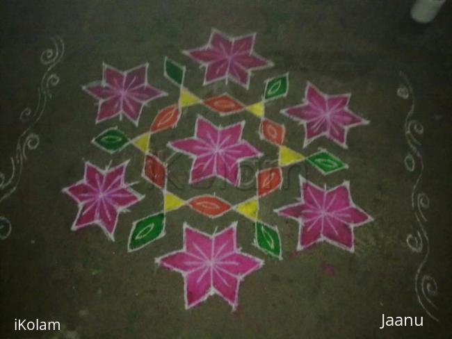 Rangoli: Floral rangoli