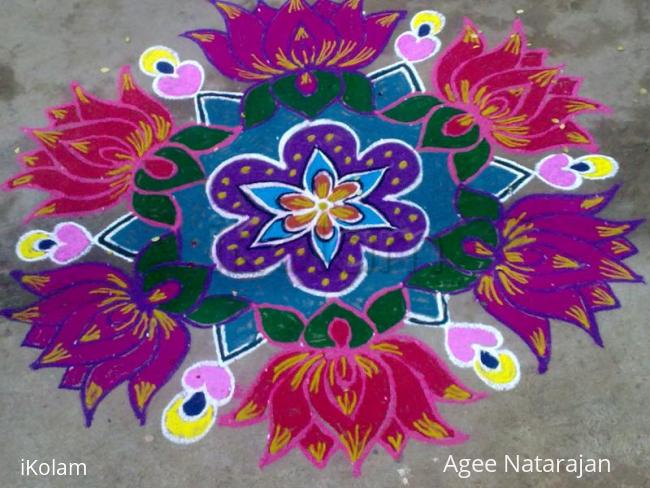 Rangoli: Lotus