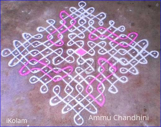 Rangoli: Dotted kolam