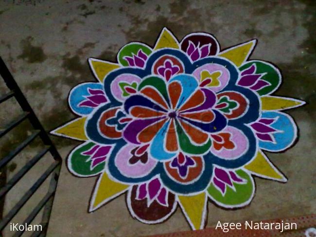 Rangoli: free hand rangoli