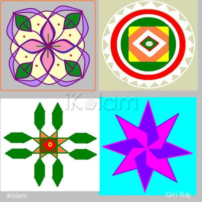 Rangoli: small kolams